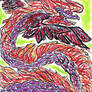 Oil Pastels: Winged Wyrm