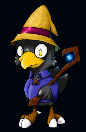 Black Mage Chocobo - Colored