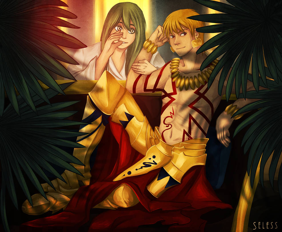 Gilgamesh and Enkidu by Seless on DeviantArt