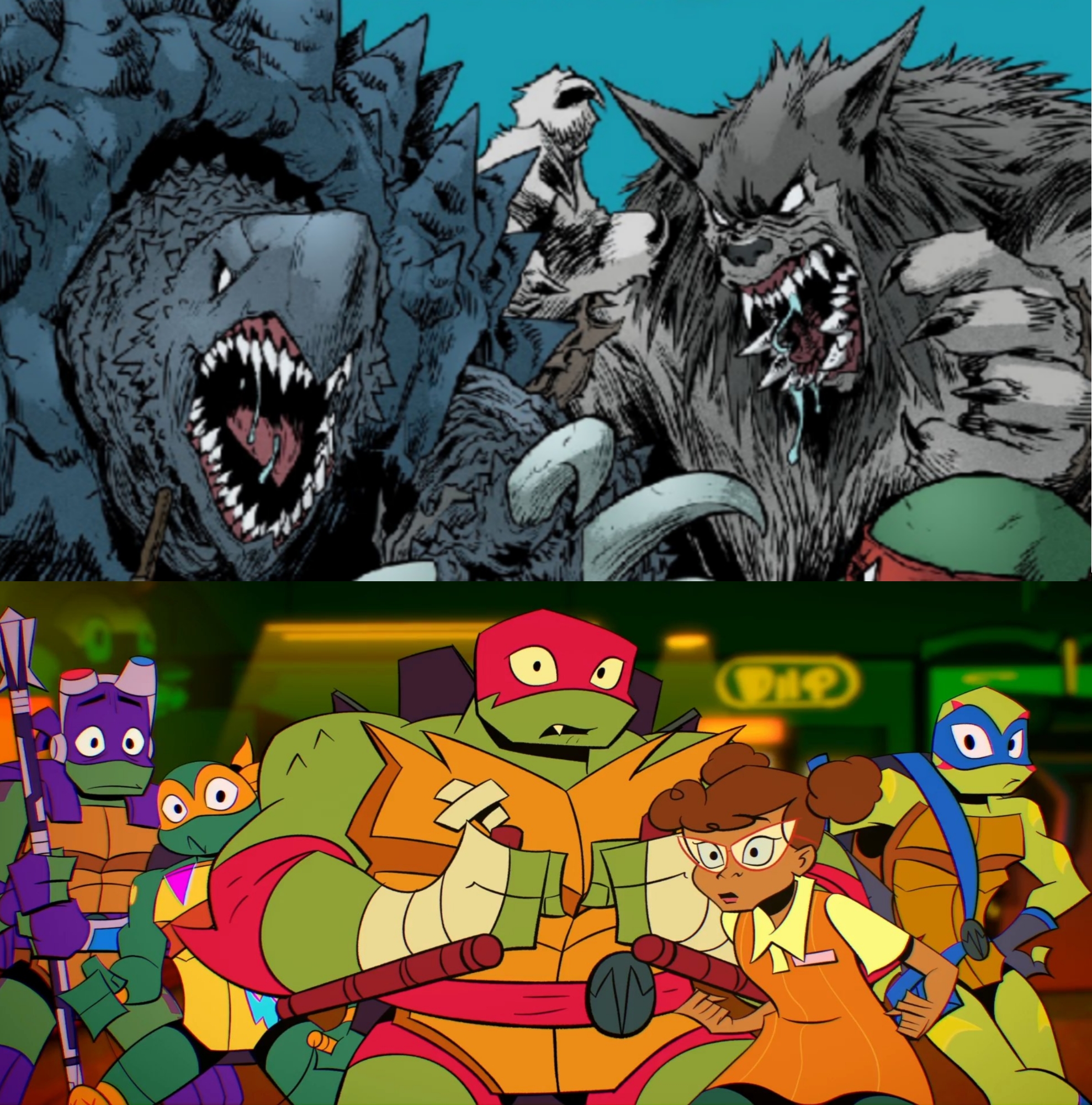 Tokka and Rahzar Angry at Rise of The TMNT by FutureAshton2044 on ...