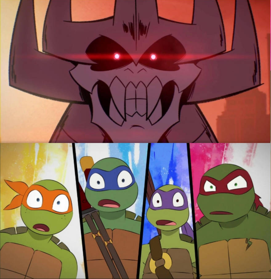 TMNT 2012 Meets Shredder (ROTTMNT) by FutureAshton2044 on DeviantArt