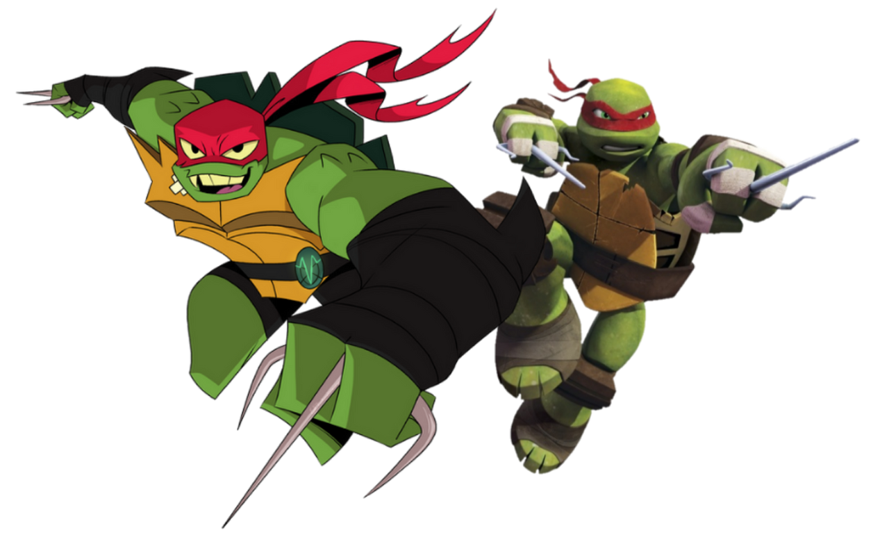 ROTTMNT Raph and 2012 Raph by FutureAshton2044 on DeviantArt