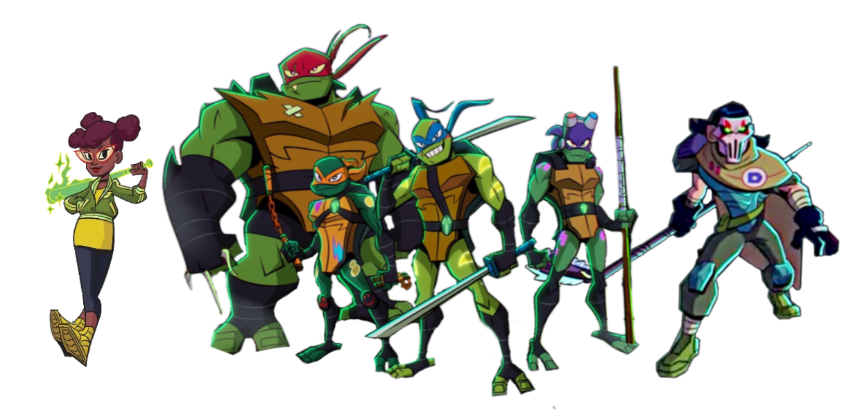 ROTTMNT Full Team Render by FutureAshton2044 on DeviantArt