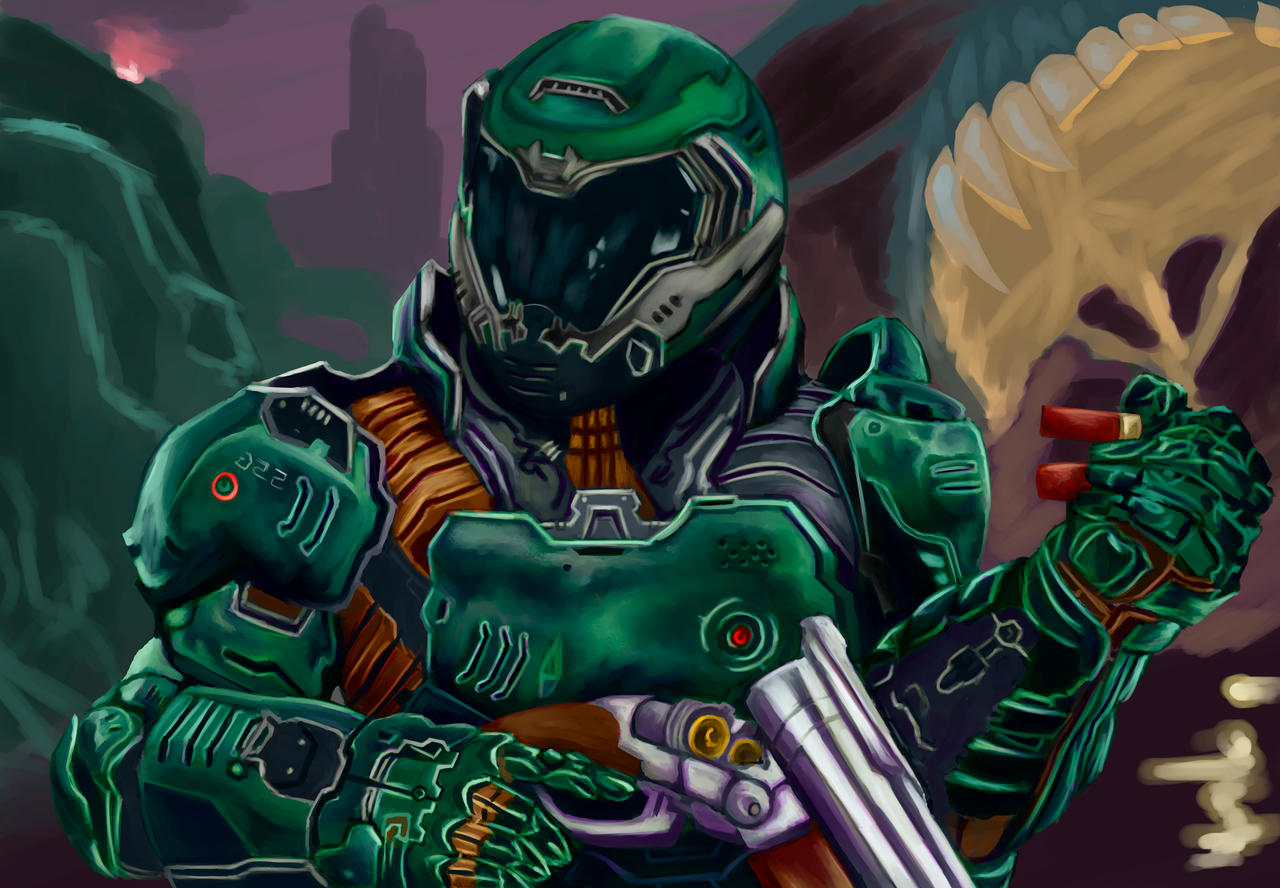Doom Slayer by BeastyPaints on DeviantArt