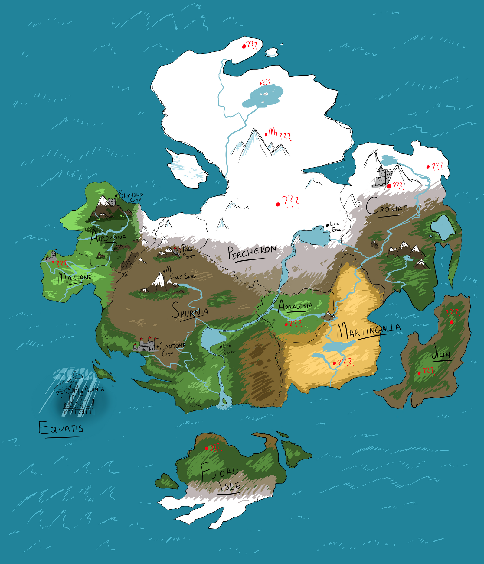 Mlp Mod Map MLP Reinverse World Map by 0TinyBitObsessive0 on DeviantArt