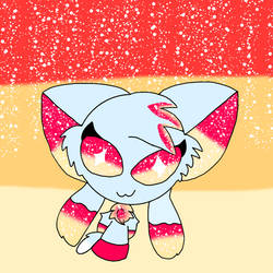 My first kittydog oc. UwU