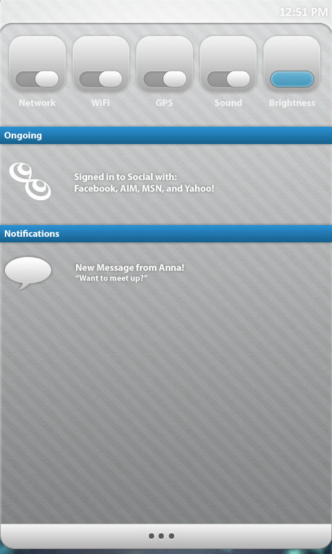 Notification Drawer by PAP3RCLIPS on DeviantArt