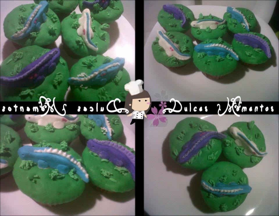 dinosaurs cupcake