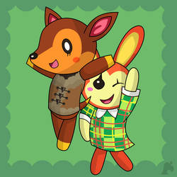 Fauna and Bunnie (Thank you, 3DS and Wii U!)