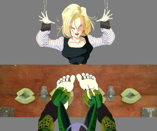 Android 18 Tickle