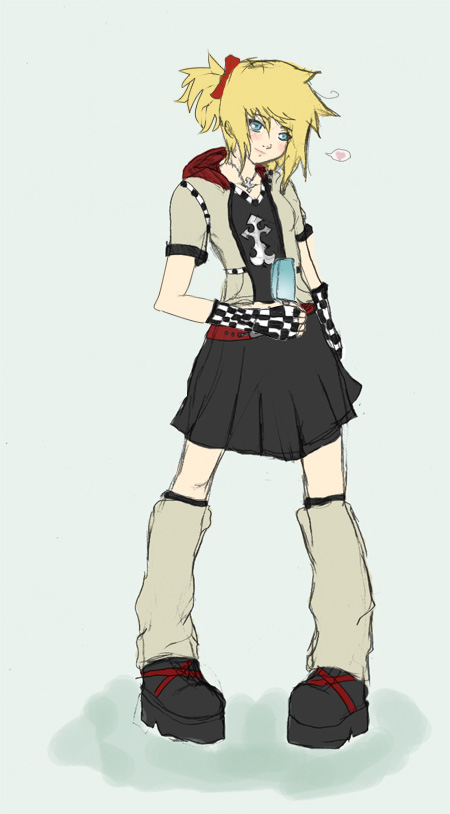 Girl Roxas outfit design