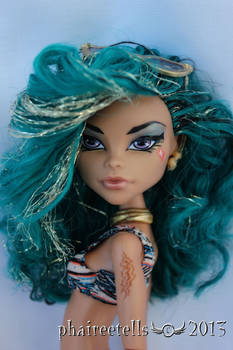 Monster High Nefera beach custom portrait