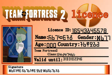 My TF2 Licence