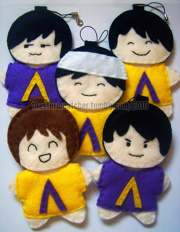 Arashi - AAA '08 Plushies