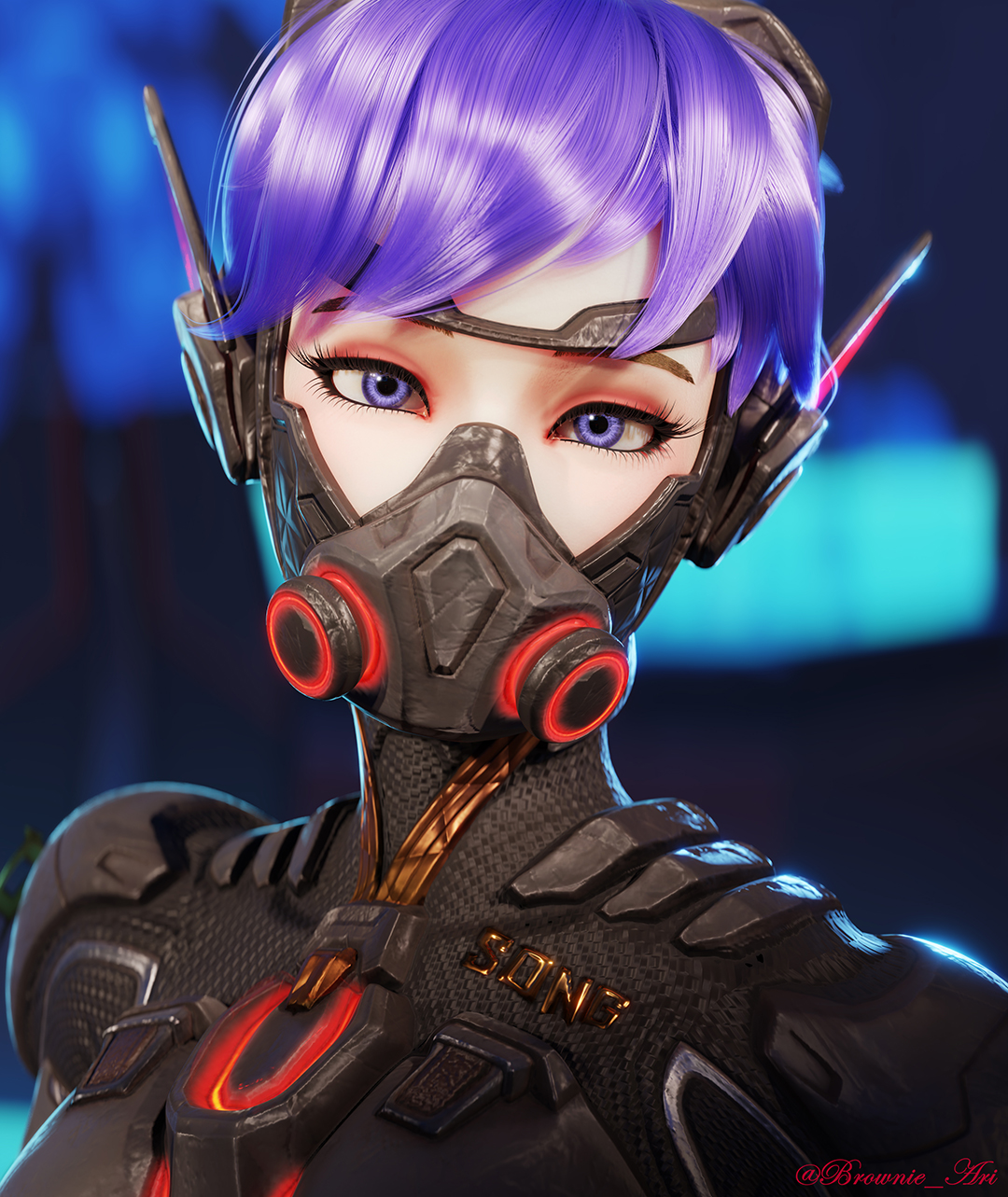 Get your cyberpunk on with the new Synthwave Tracer Overwatch skin