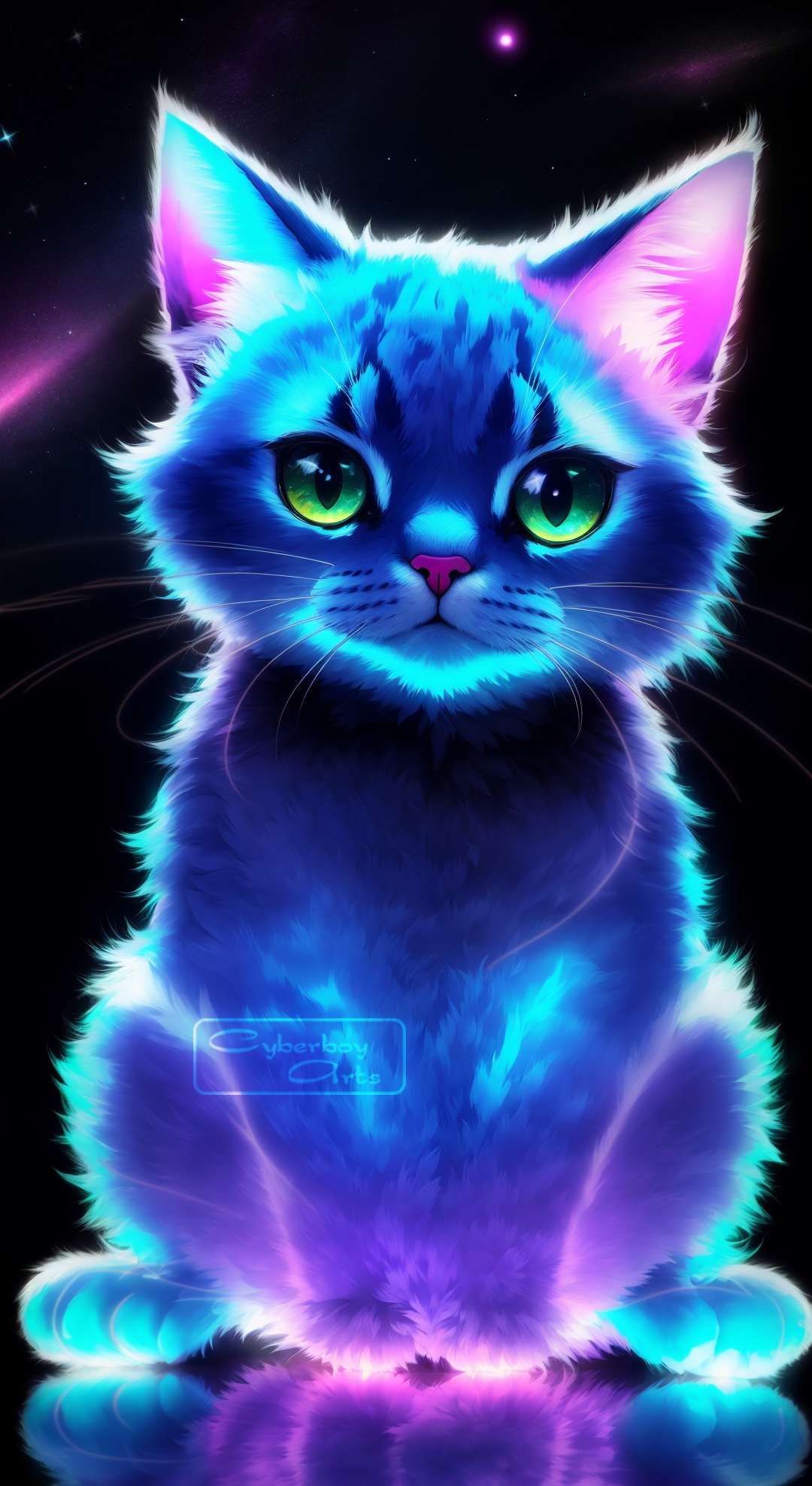 Glowing cat discount