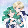 Eternal Sailor Uranus x Eternal Sailor Neptune