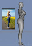MiaSandBody02 by TritiumCG