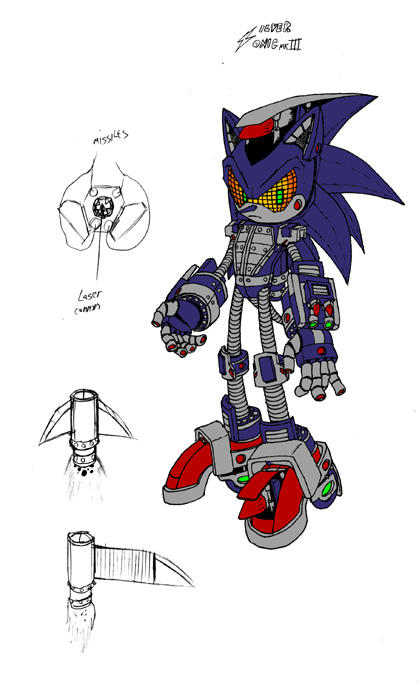 Mecha Sonic concept by Sweecrue on DeviantArt
