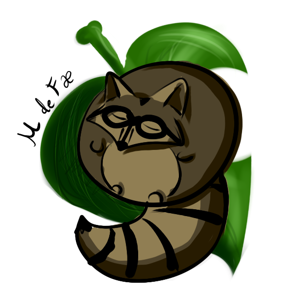 Fat Racoon by Mortidefae on DeviantArt