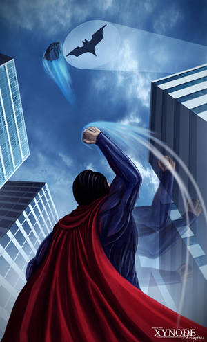 Batman Vs Superman: Fan Art by xynode