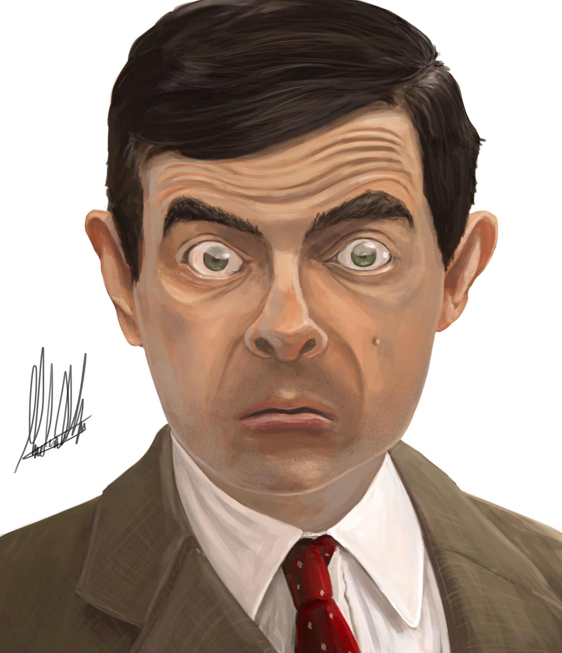 Mr. Bean portrait