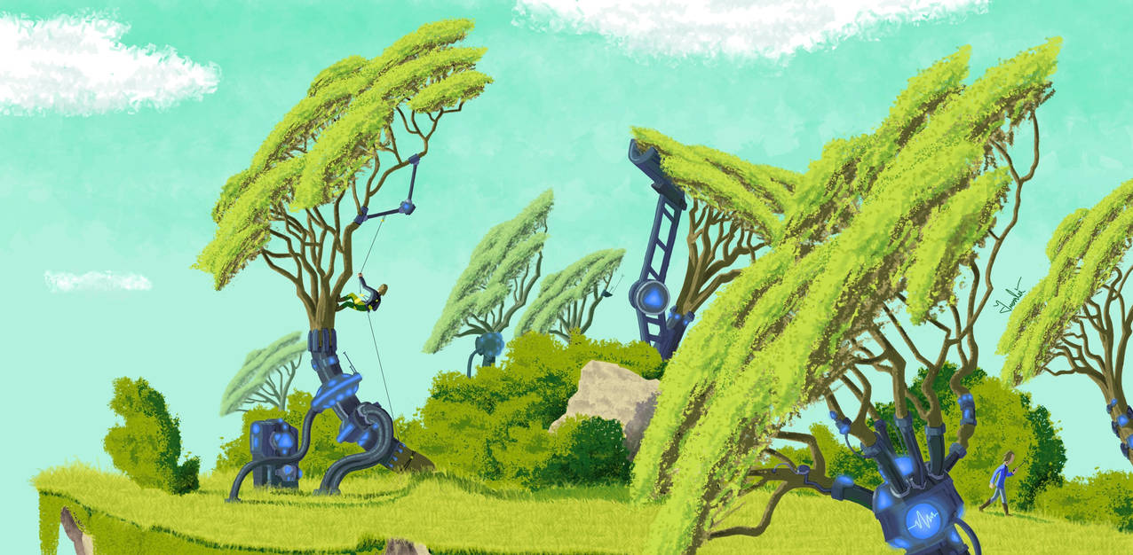 ''Nanite Tree Supports...'' by Trondei on DeviantArt