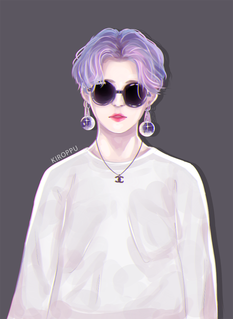 Jimin And His Disco Earrings by Kiroppu on DeviantArt