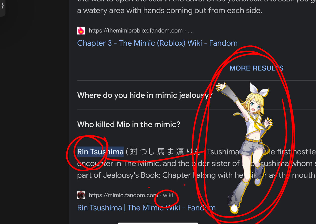 Rin, The Mimic (Roblox) Wiki