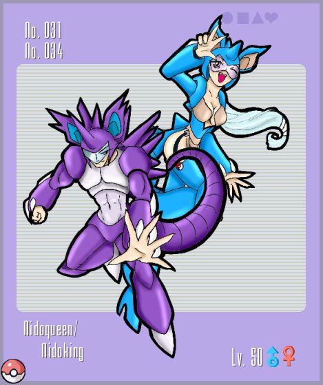 PKMN G-Proj-Nidoqueen-Nidoking