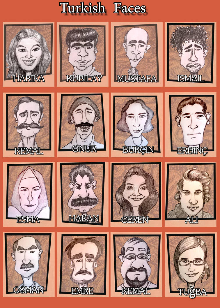 Turkic Faces Turkish Faces by animatorio on DeviantArt