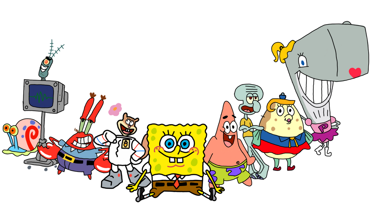Spomg Spongebob Squarepants in my Drawing Style by SeanTheGem on DeviantArt