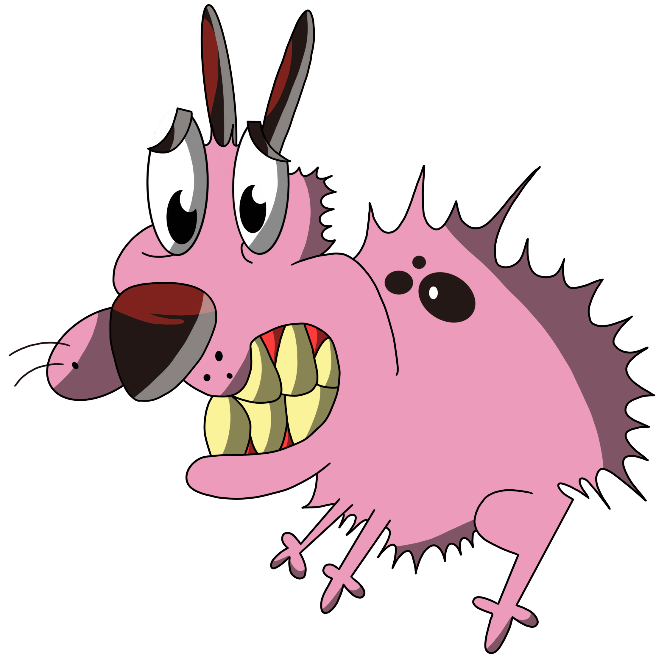 Courage the Cowardly Dog in my Art Style by SeanTheGem on DeviantArt Courage the Cowardly Dog in my Art Style by SeanTheGem on DeviantArt