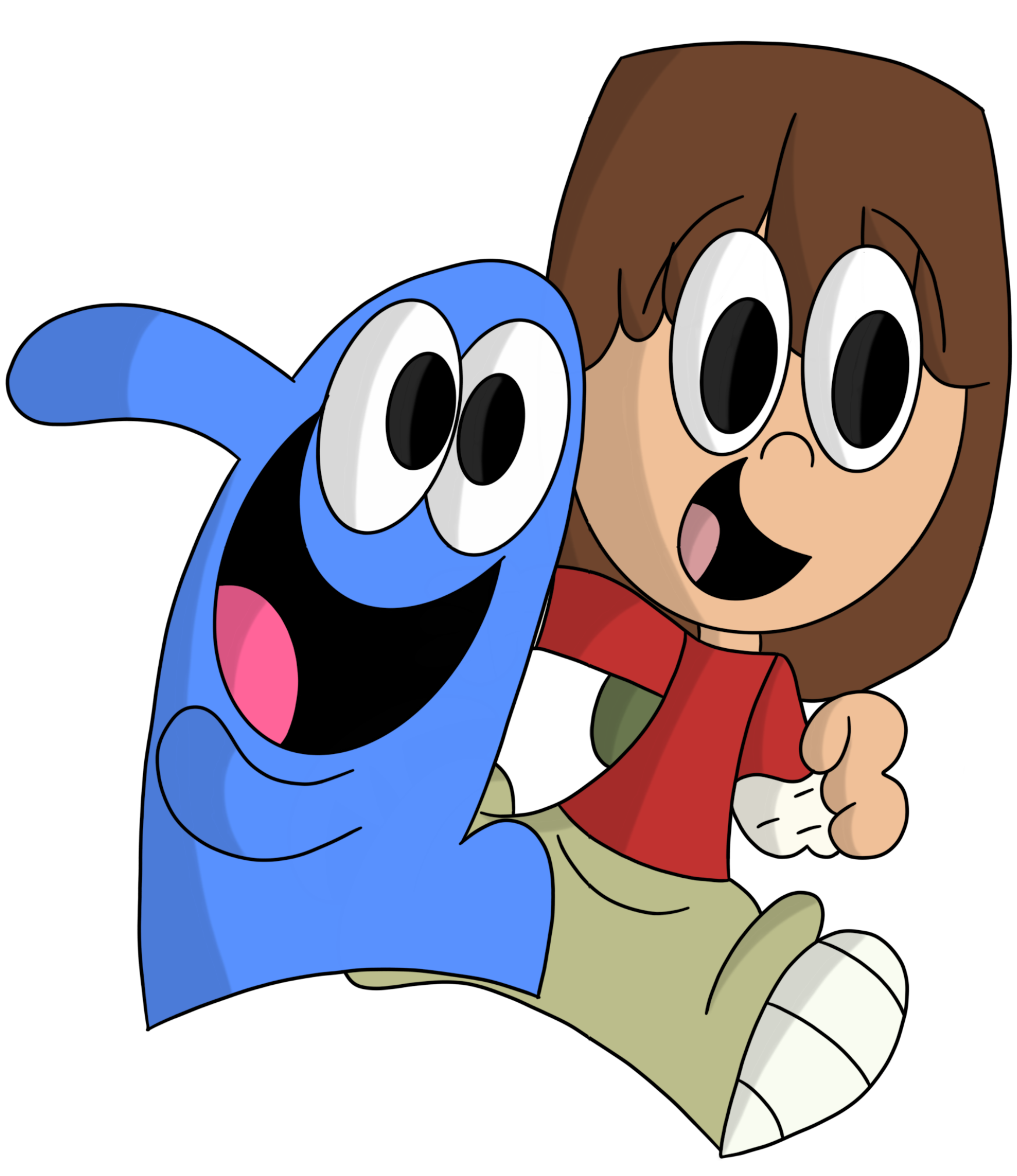 Mac and Bloo in my Art Style by SeanTheGem on DeviantArt