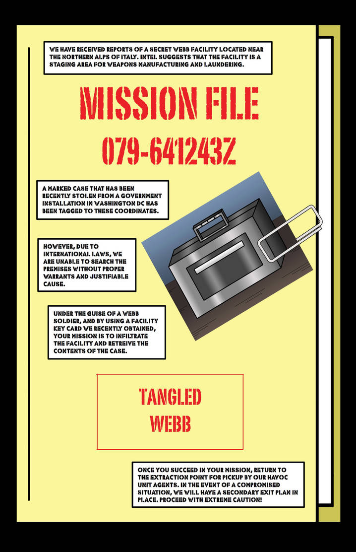 Mission Files (2A) Page 1 by mja42x on DeviantArt