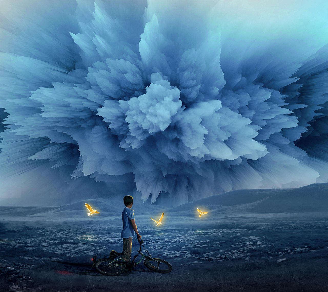 Huge Explosion by mohamedsaberartist on DeviantArt