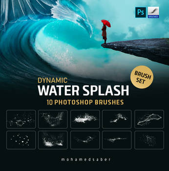 Water Splash Photoshop Brushes