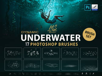 Underwater Photoshop Brushes by mohamedsaberartist