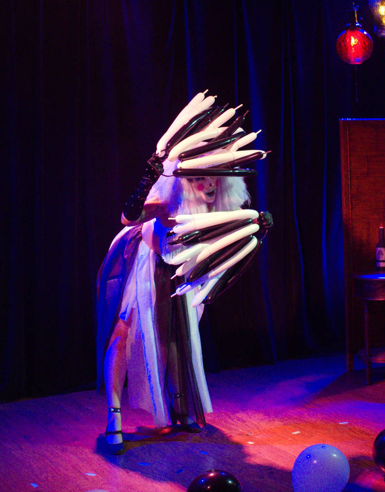 Silly Dance Using Fans Clown Fan dance by notgonnaedit on DeviantArt