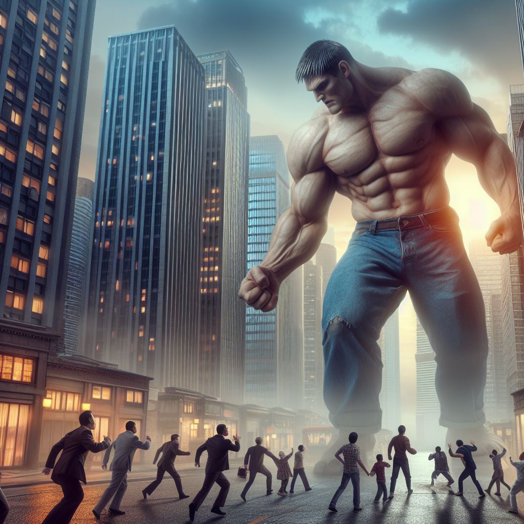 Giant guy in a city by Max1525 on DeviantArt Giant guy in a city by Max1525 on DeviantArt
