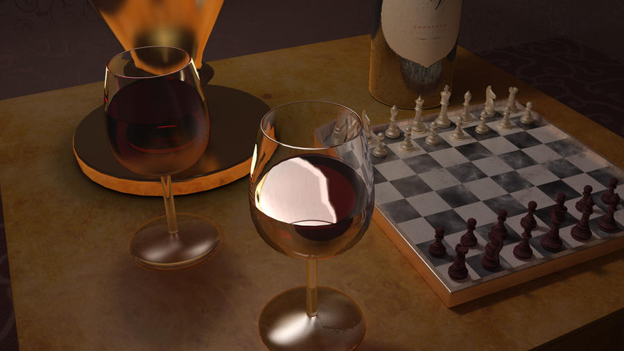 Table Scene - glasses view by SturmB on DeviantArt