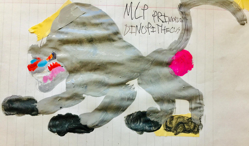 Dinopithecus Deviantart MLP Primordia Dinopithecus by masonthetrex on DeviantArt
