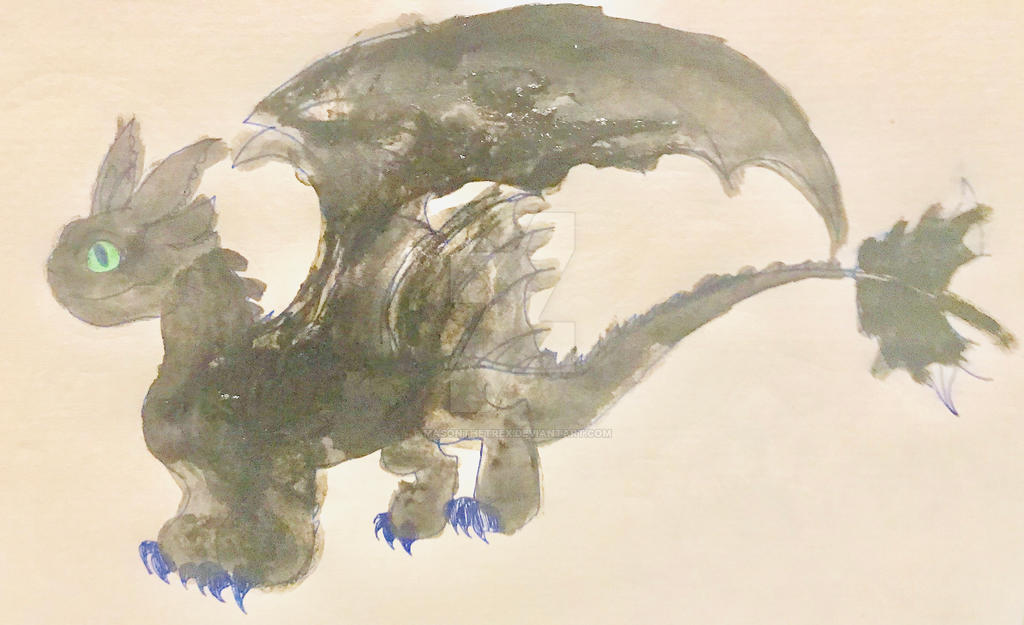 TOOTHLESS the Night Fury by masonthetrex on DeviantArt