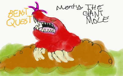 MONTY THE GIANT MOLE by masonthetrex