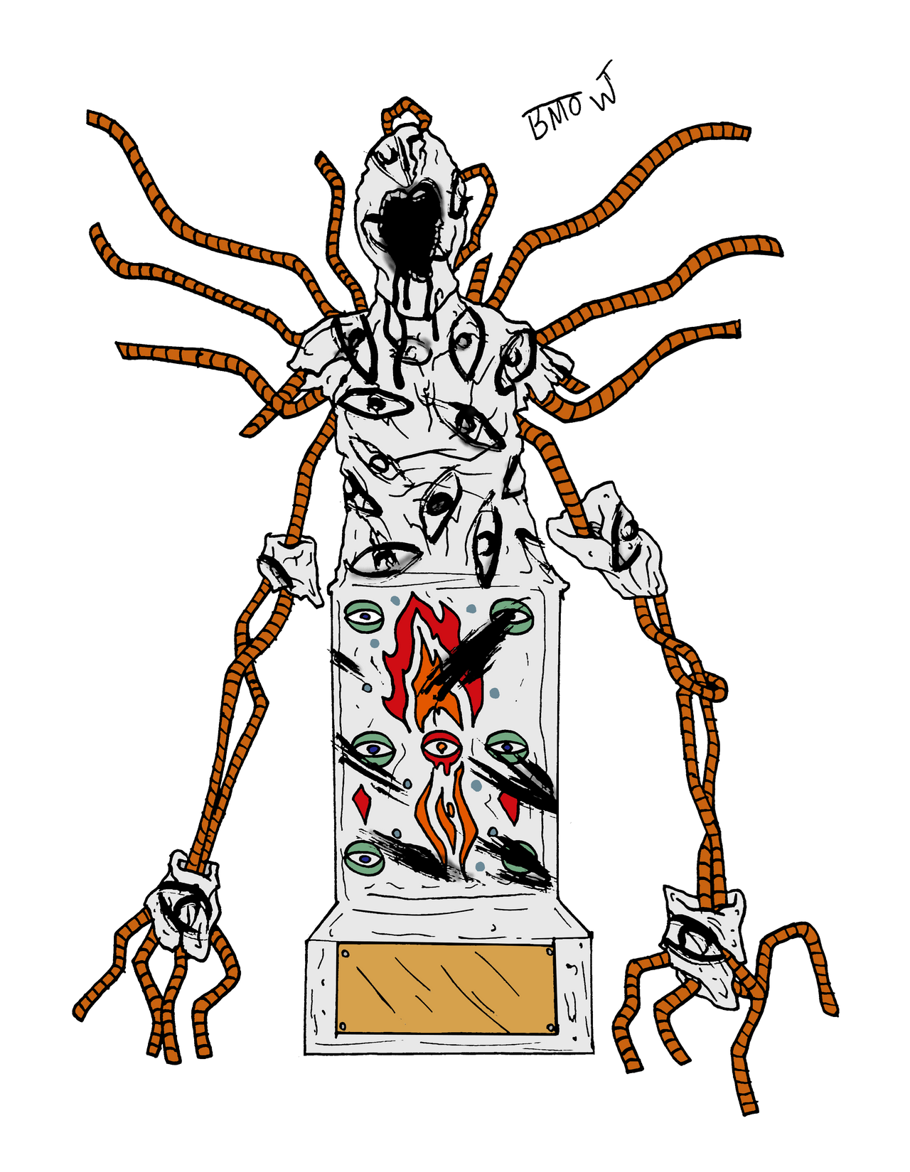 Monster Concept: Eyesore by TheBearmemesOfficial on DeviantArt