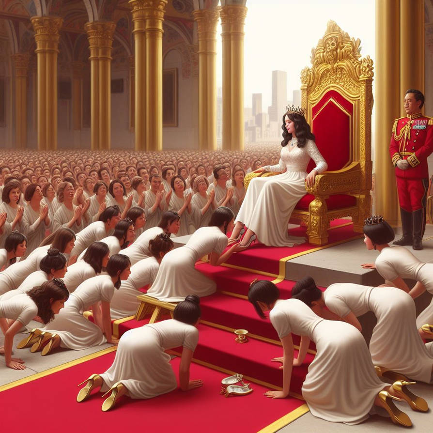 Foot kissing ritual by ponyiac on DeviantArt