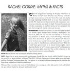 RACHEL CORRIE MYTHS and FACTS by hamzaz