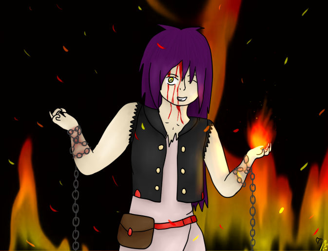 Magic Fire Chain Fire Chains of Hell by PaintFan32 on DeviantArt