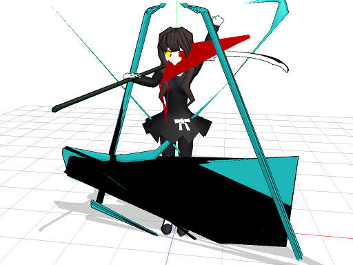 Rock Mmd Model Dead Master (Black Rock Shooter) Awesome MMD Model by RenMikouAne on ...