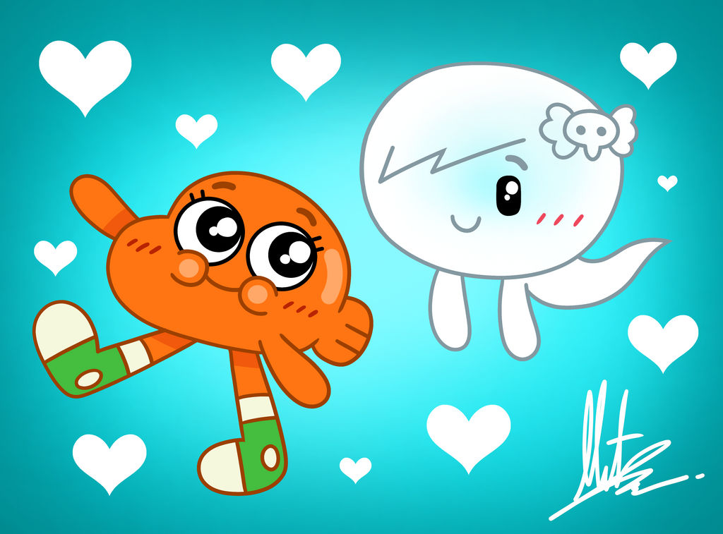 Chibi Darwin And Carrie By RadiumIven On DeviantArt chibi-darwin-and-carrie-by-radiumiven-on-deviantart